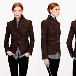 J. Crew Schoolboy blazer with beaded collar